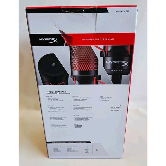 SEALED HyperX QuadCast – Stream, Sell, Game, Podcast – PC, PS5, Mac Ready - Picture 5 of 6